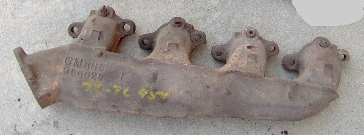 Exhaust Manifold, W/Smog Rh, 454 Used 73-6 Chevy 1