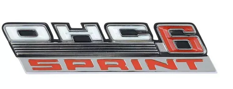 Rocker Emblem, Right New "Ohc6 Sprint" 67 Firebird Tempest 1
