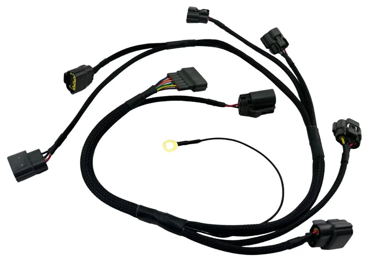 Vr38 R35 Gtr Ignition Coil Pack Wire Harness For Skyline Stagea Rb26dett Rb26 S1 1