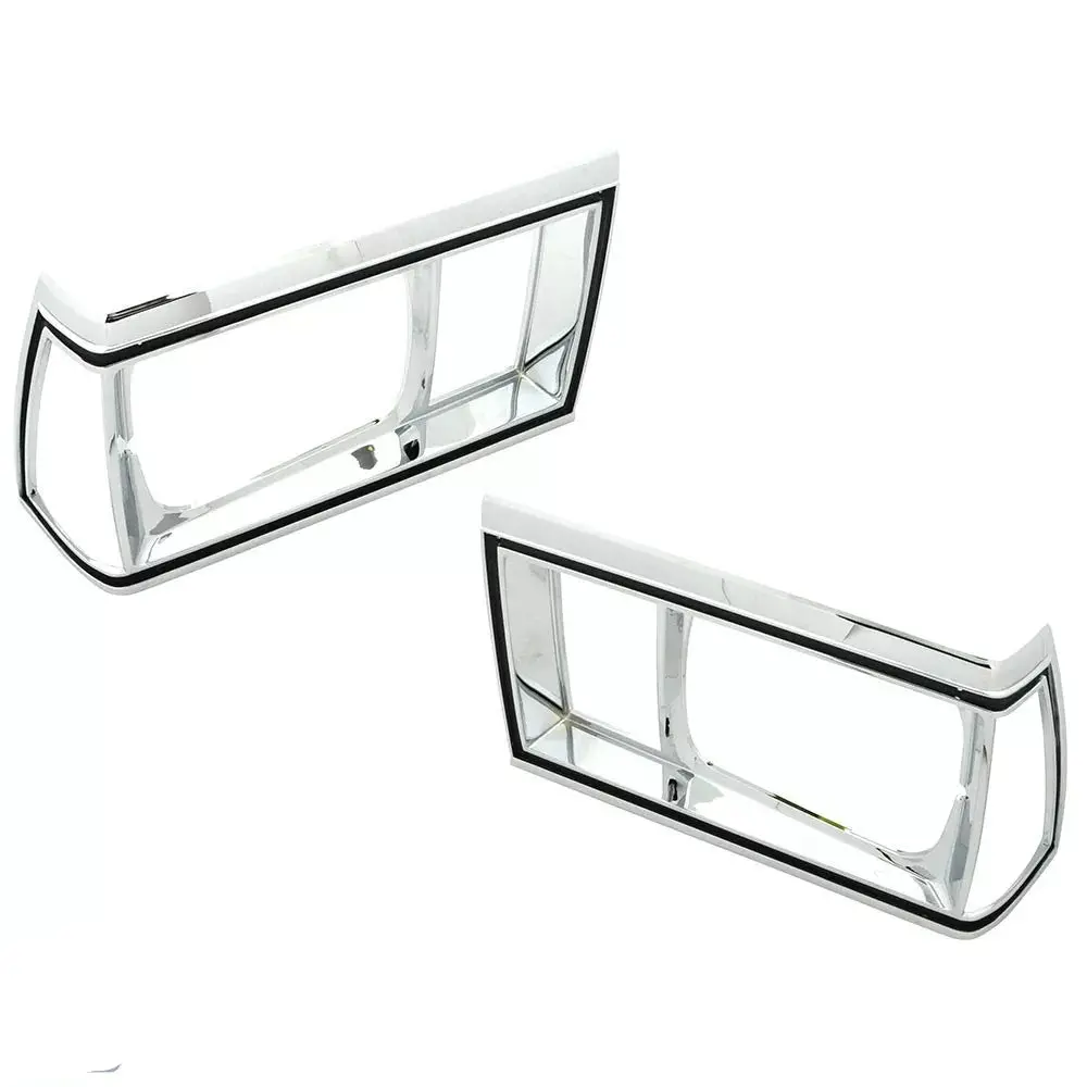 Headlight Bezels ,New Pair 80 Malibu Elcamino 1