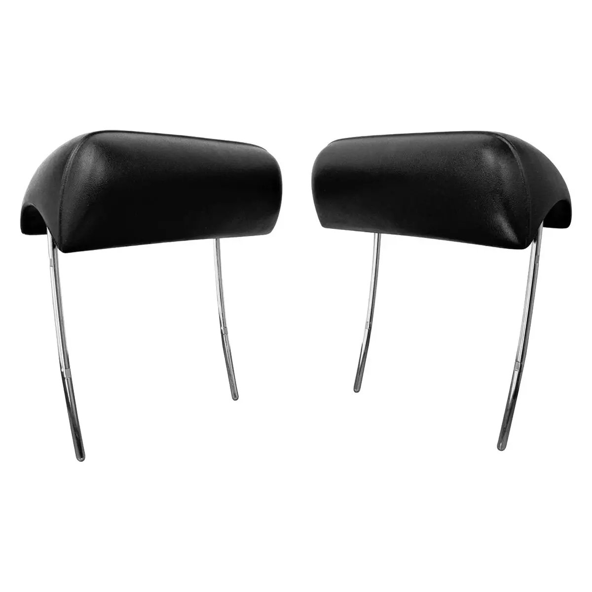 Headrests, Bucket Seats, New 70-2 A-Body Nova Mc Gp, Black Pair 1