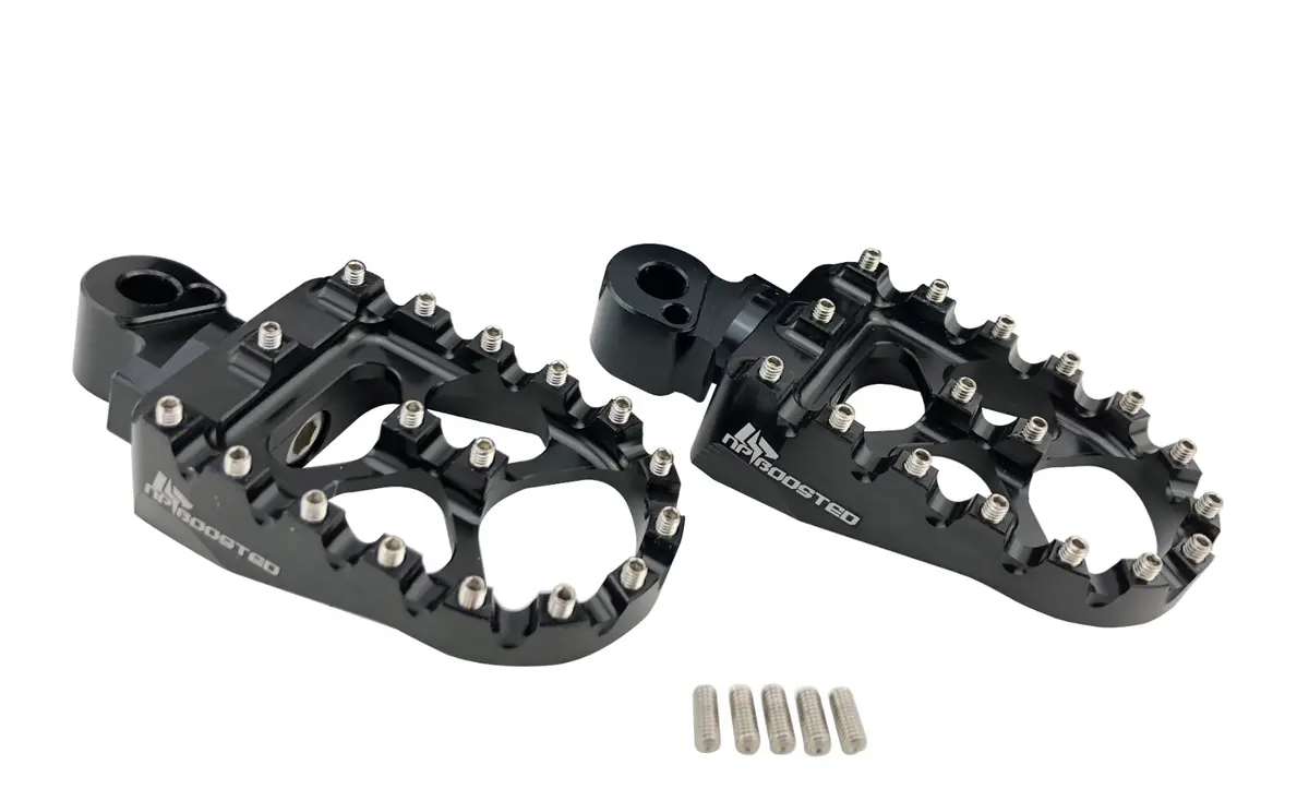 Xx Wide Back Foot Pegs Mx Style Triumph Bonneville Speedmaster Adventurer Legend 1