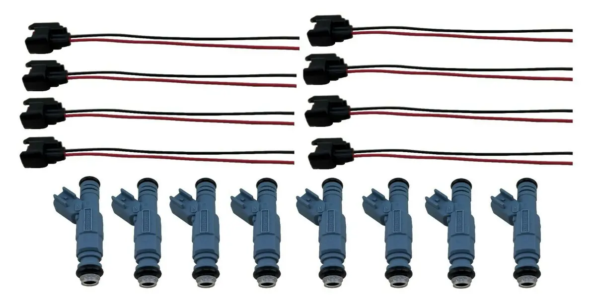8 Fuel Injectors For Dodge Ram 1500 Chrysler 4.7L V8 Upgrade 4 Nozzle 0280155849 1