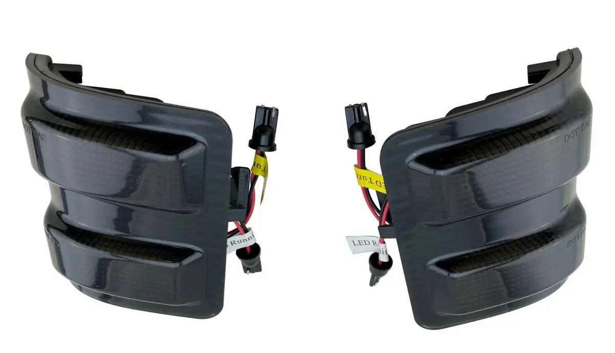Smoked Lens Switchback Led Side Mirror Marker Lights For 2008-16 F250 F350 F450 1