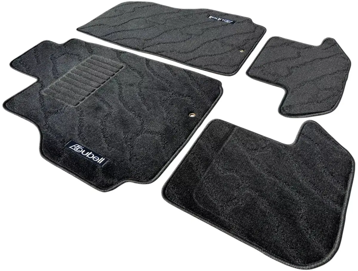 Front & Rear Wave Pattern Custom Floor Mats / Carpet For 2008+ R35 Gtr Gt-R Vr38 1