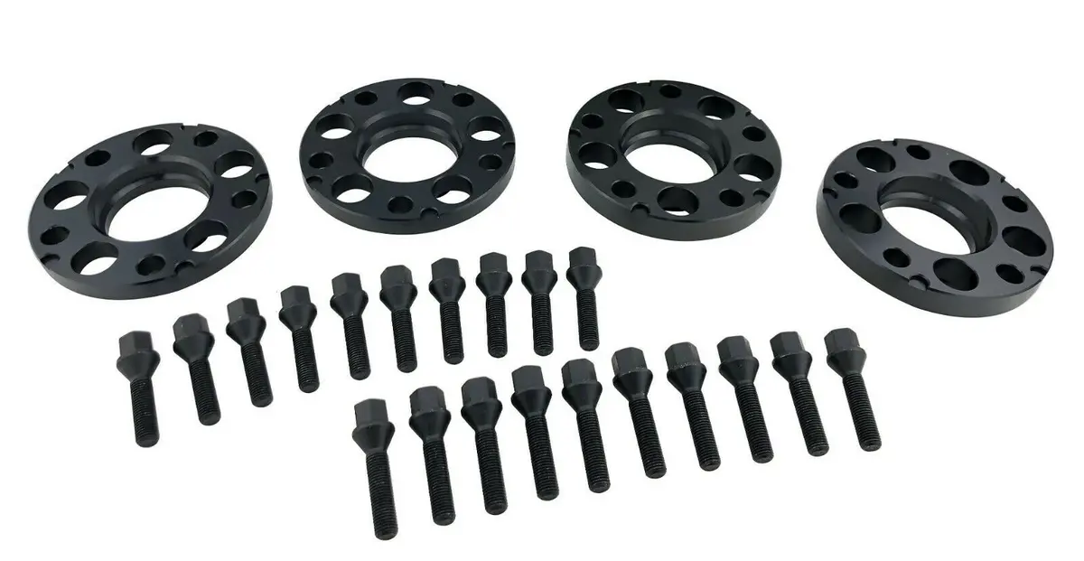 4 Pack 15Mm + 20Mm 5X120 Wheel Spacers Custom Offset For Bmw E60 E61 E90 E91 E92 1
