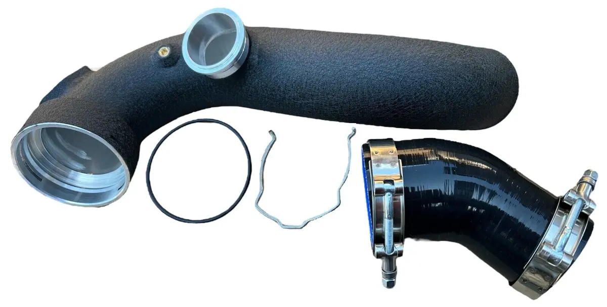 Charge Pipe For 335D Coolant Tank & Relocated Intakes 07-13 N54 N55 1M 135I 335I 1