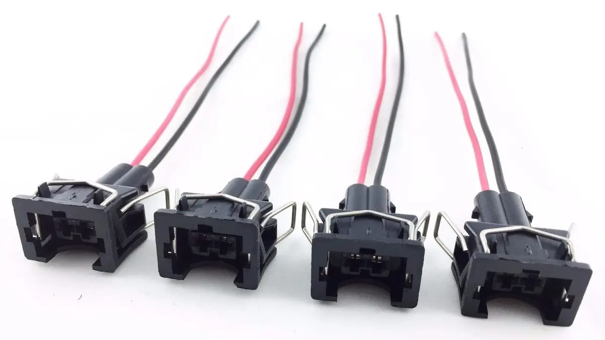 4 Ev1 Obd1 Injector Plug Connector Pigtails Civic Acura Integra Eclipse Evo Dsm 1