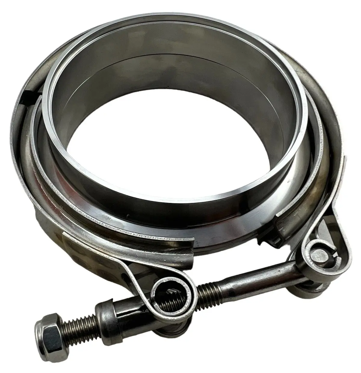 V-Band Male Female Flanges 3.5 Inch Clamp Kit Turbo Outlet Exhaust Vband V Band 1