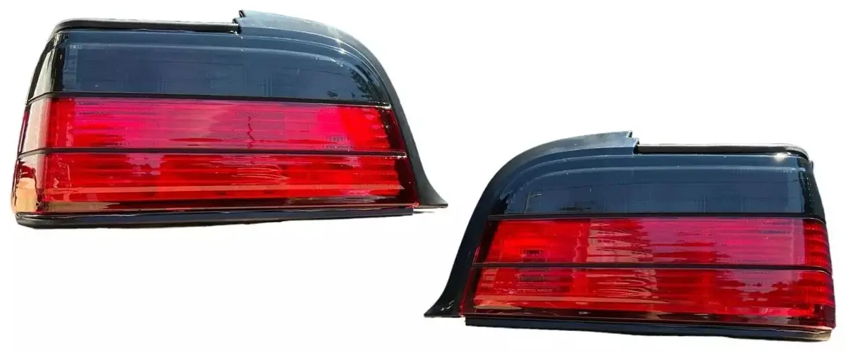 Fits 1992 1993 1994 1995 1996 1997 1998 Bmw E36 2Dr Coupe Smoke Tail Lights Pair 1
