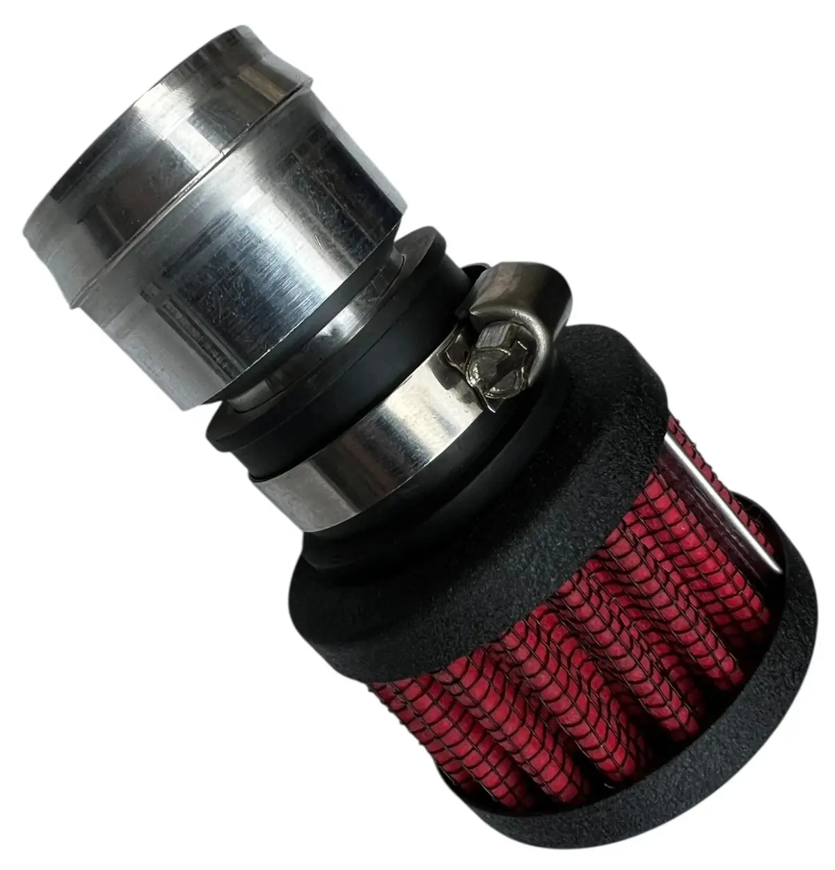 Euro Air Filter 1 Inch Inlet Clamped Billet Expansion Fitting 25Mm To 33Mm 1.3" 1