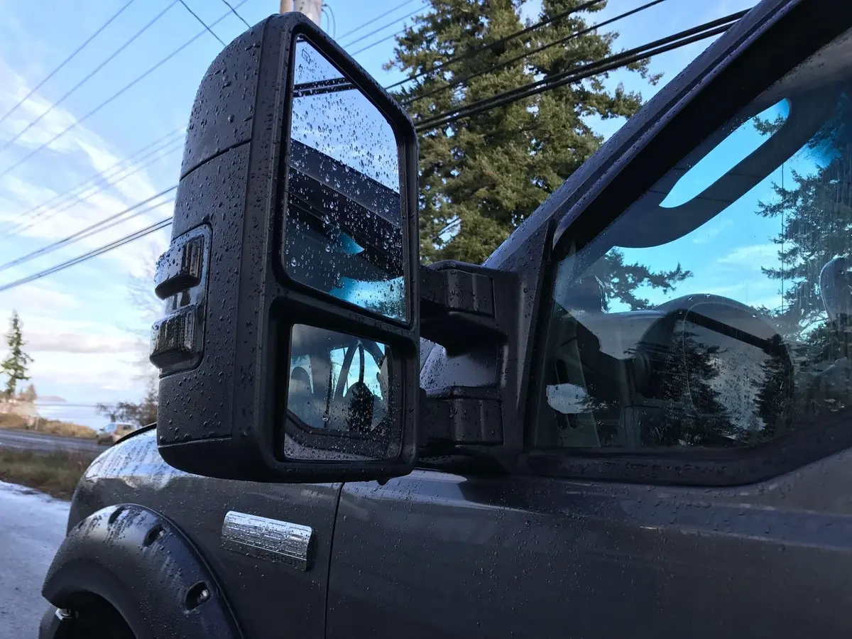 Fits 99-07 Ford Power+Heated+Smoked Signals Towing Tow Side View Mirror 1