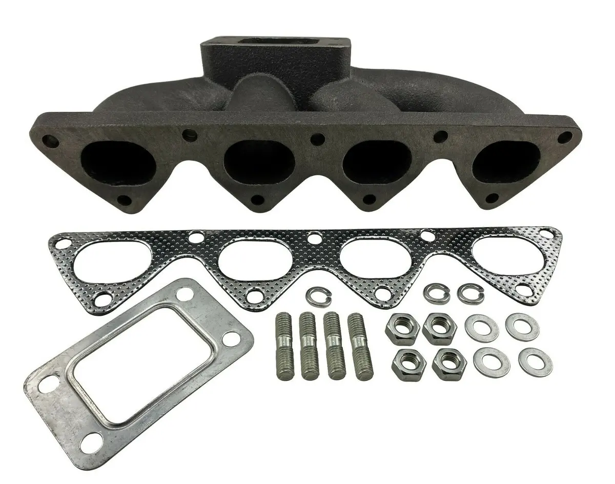 T3 T4 Bottom Mount Cast Iron Turbo Manifold For Honda Acura B16 B18 B20 B-Series 1