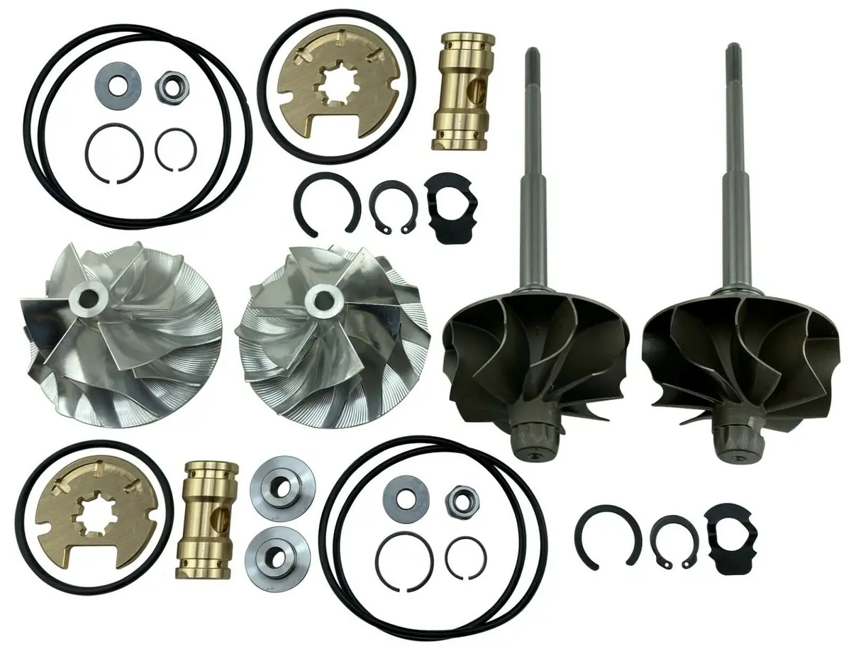 Performance Billet 6+6 Turbo Wheel Shaft Upgrade For 13+ F-150 F150 3.5 Ecoboost 1