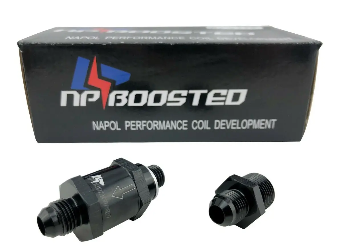 Inline Check Valve An6 + M18x1.5 6An Inlet Fittings For Bosch Type 044 Fuel Pump 1