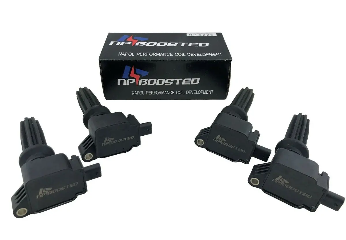 4 Pack Ignition Coils For 2012-2019 Ford Ecoboost Mustang Focus Rs 2.3L St 2.0L 1