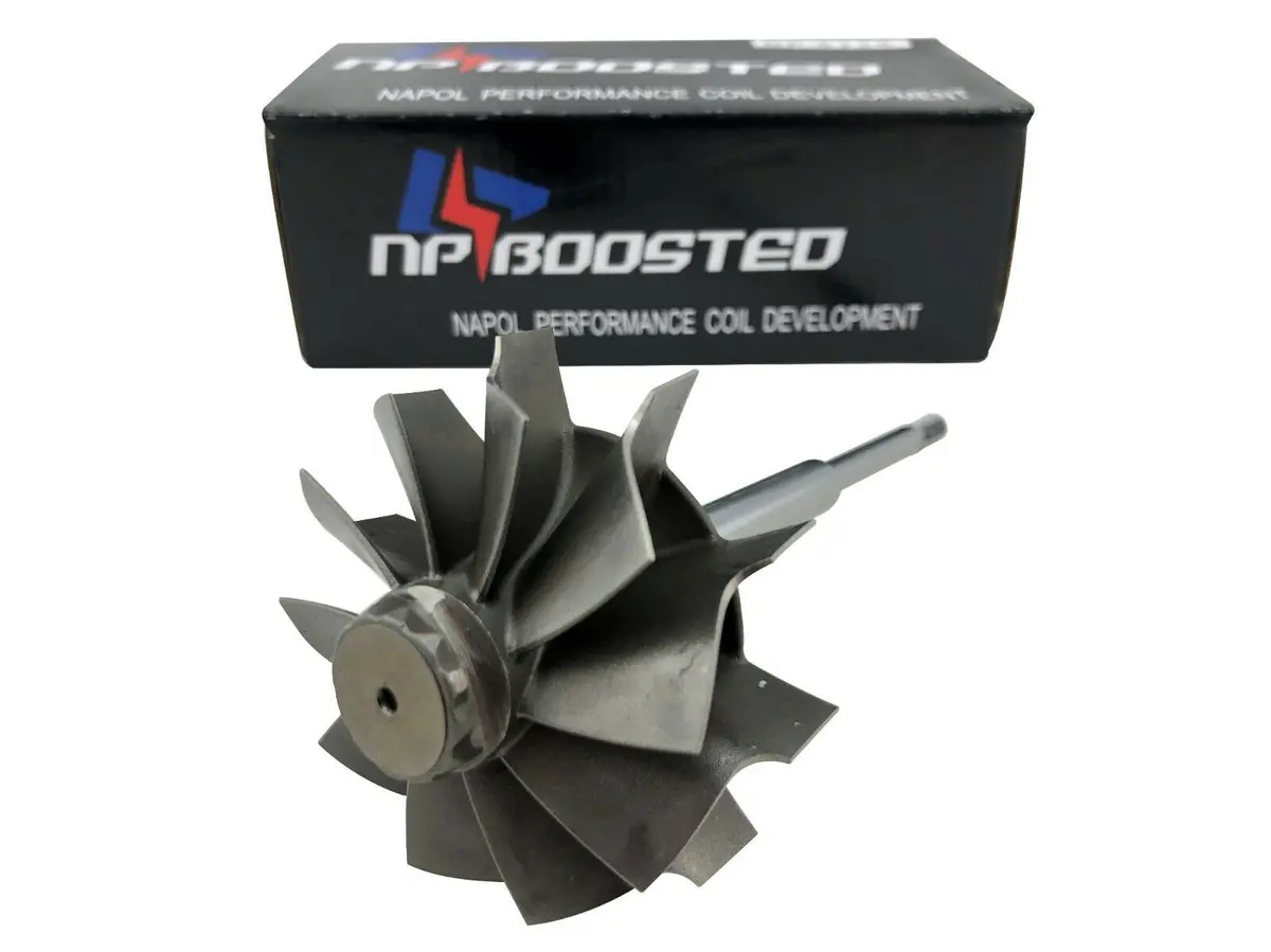 Turbo Turbine Shaft & Exhaust Wheel For Cummins 5.9L Holset Hx40 Hx40w 10 Blade 1
