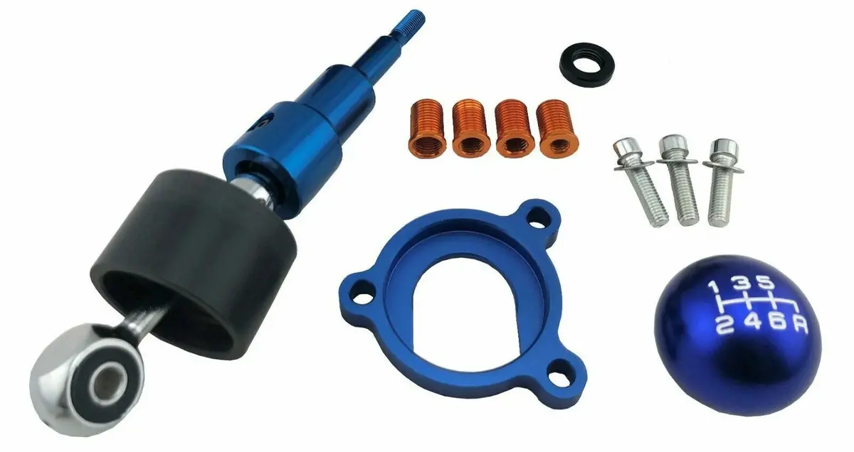 6 Speed Billet Shift Knob Short Shifter Kit Fits 2003-2008 350Z Z33 Infiniti G35 1