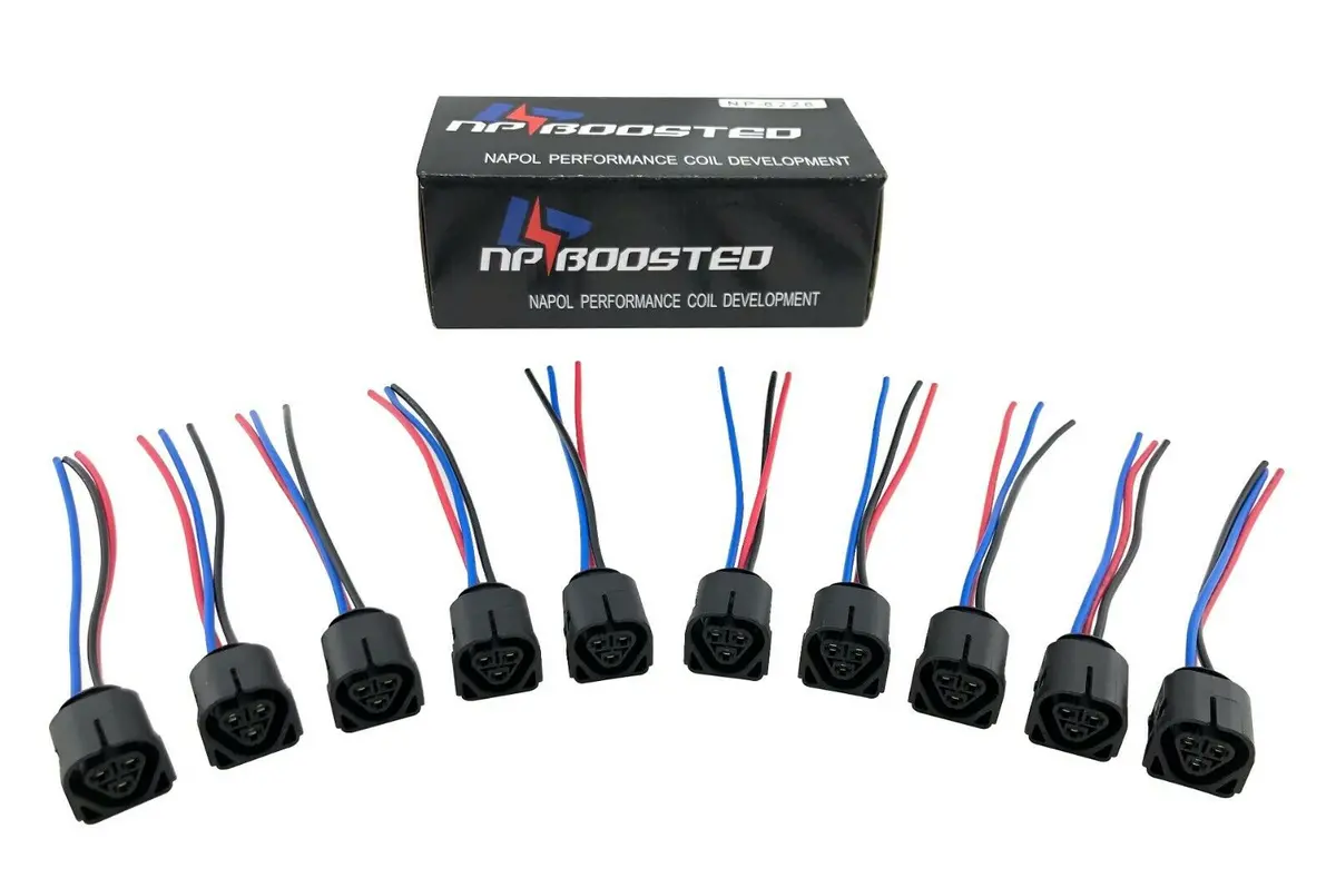 10 Ignition Pigtail Repair Kit 6" Wire Harness For Bmw & Mini Pencil Coil Packs 1
