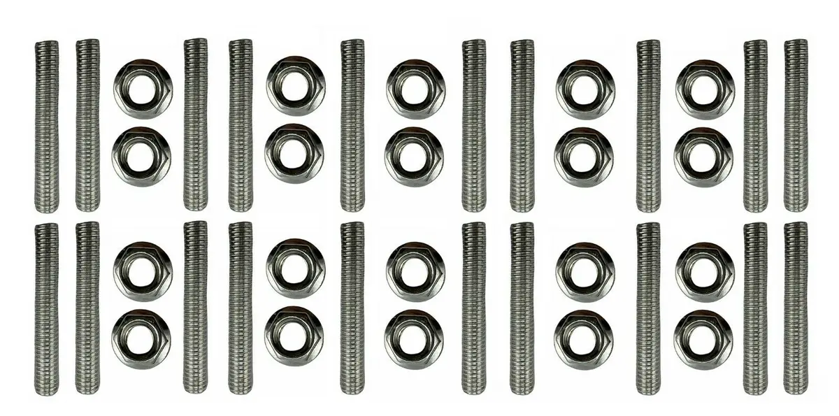 Stainless Steel Bolts Exhaust Manifold Header Stud Kit For F150 F250 4.6 5.4 6.8 1