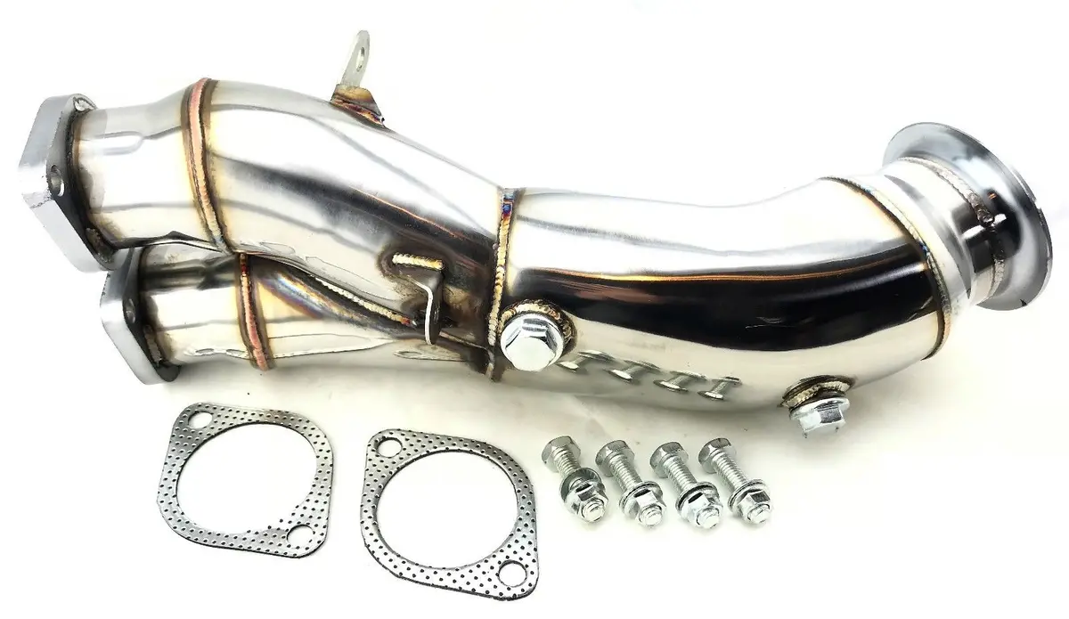 Bmw 2011-2012 335I 135I N55 Single Turbo Downpipe High Flow 4" Fits 3.0L Engine 1