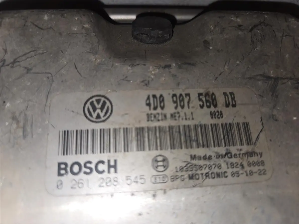 2005 Volkswagen Touareg Engine Computer Control Ecm Ecu 4D0 907 560 Db Oem 2