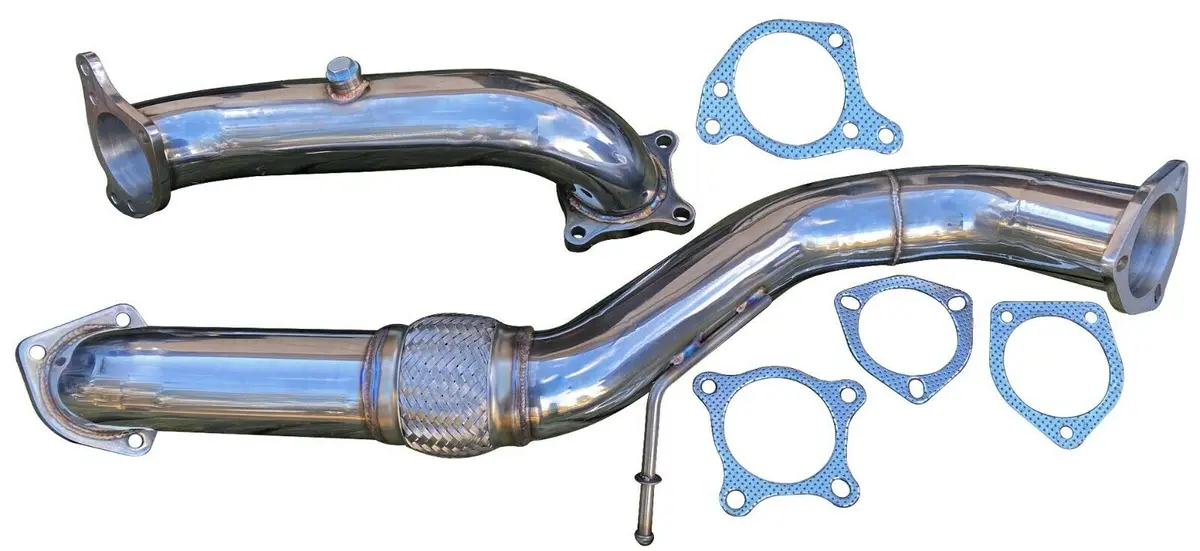 Turbo Exhaust Downpipe & Front Pipe For 16+ Honda Civic 1.5T 1.5L Turbo Ex Si Lx 1