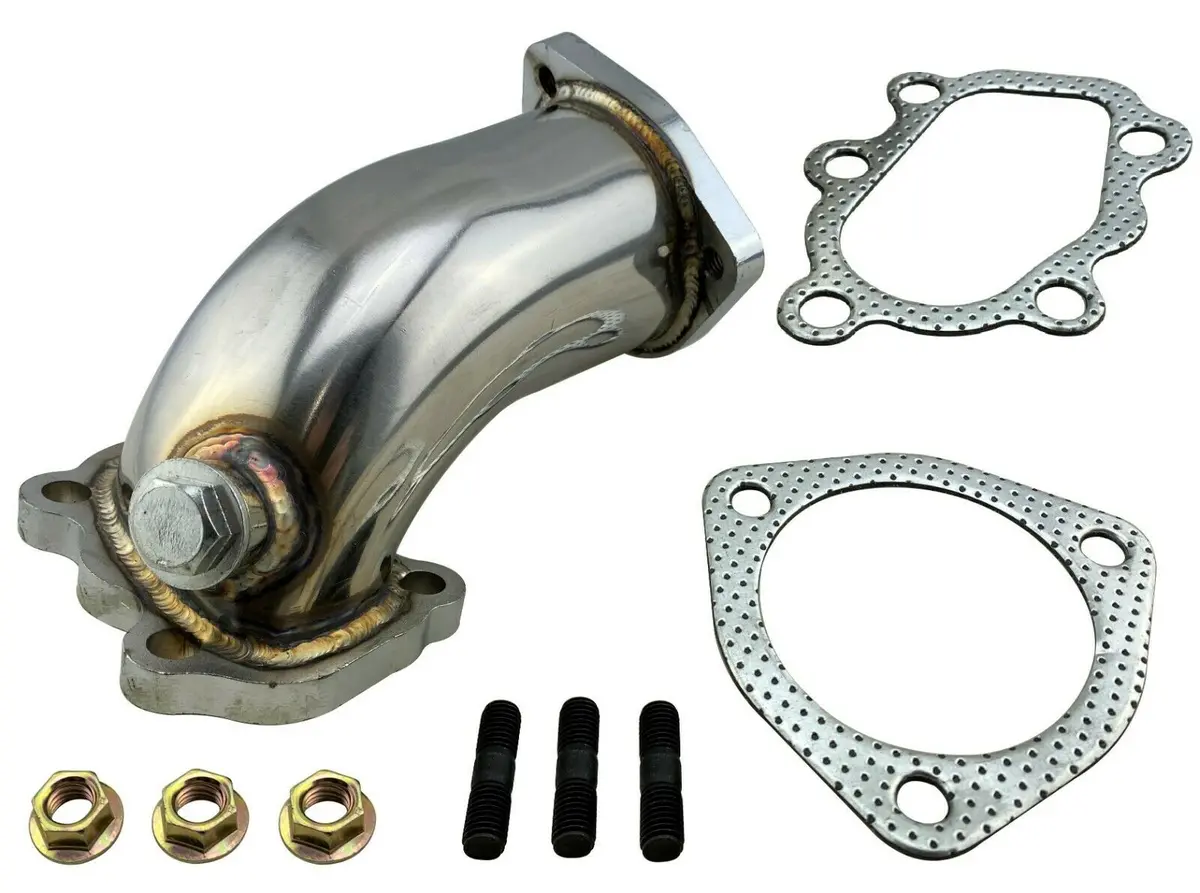 Jdm Turbo Elbow Outlet Downpipe Exhaust For Silvia 180Sx 240Sx S13 S14 Sr20det 1
