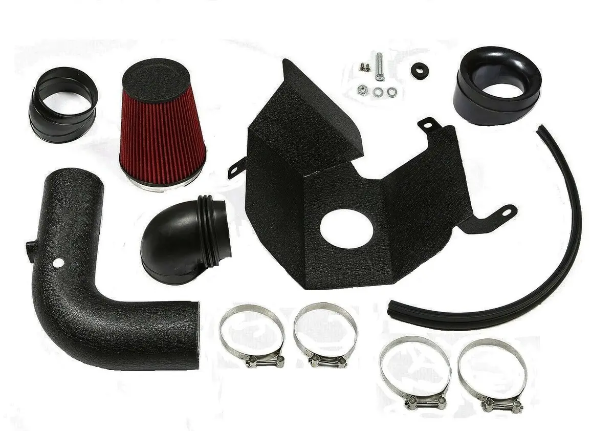 Cold Air Intake Cone Filter Kit & Heat Shield For 03-07 Ram Cummins 5.9L Diesel 1