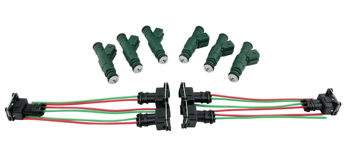 42Lb Ev1 Fuel Injectors For Ford Gmc Bmw V6 Grand National 3.8L Turbo Sho 440Cc 1