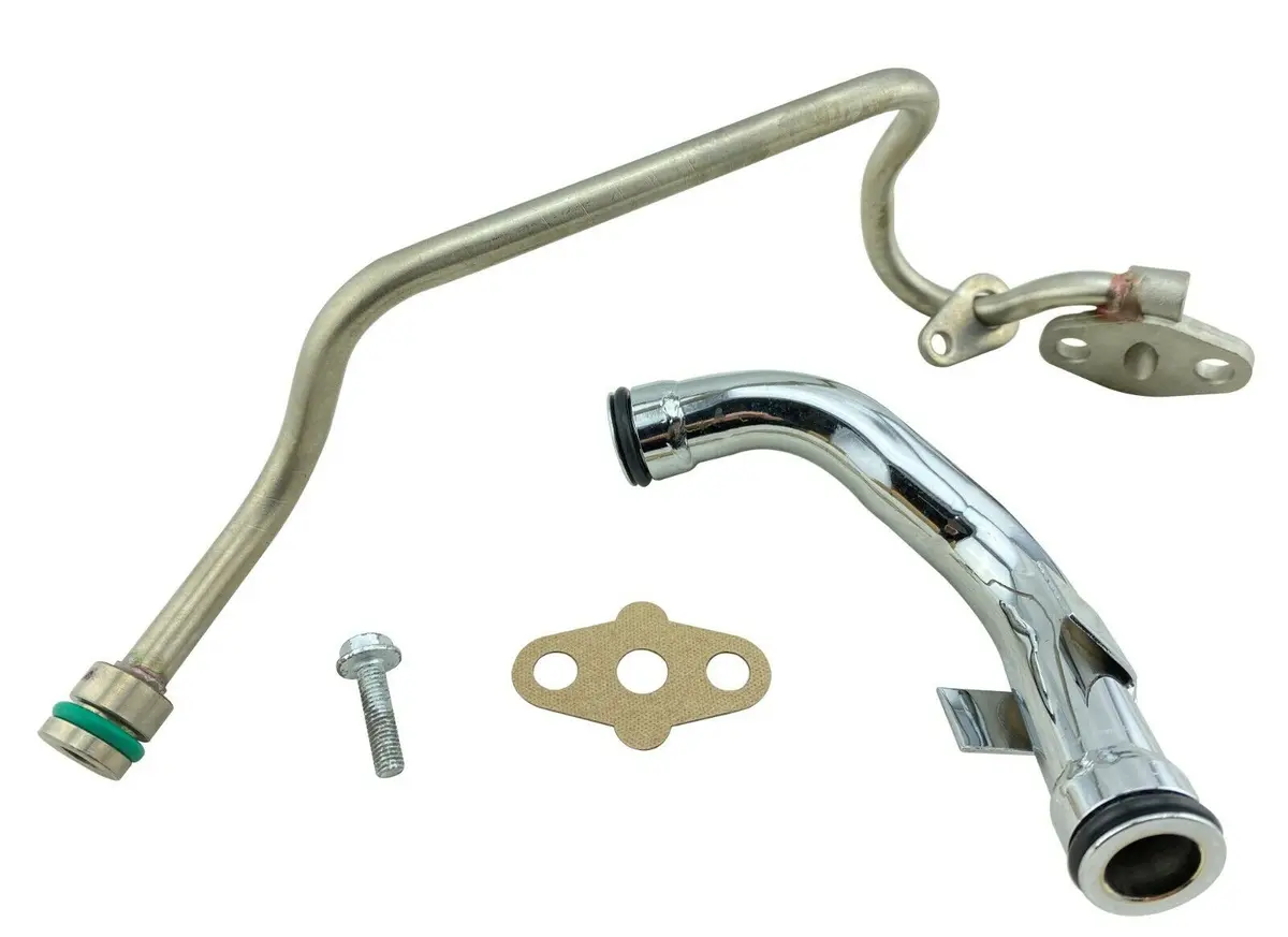 Updated Turbo Feed Line & Drain Tube For 03-12 F250 F350 E350 Powerstroke 6.0L 1