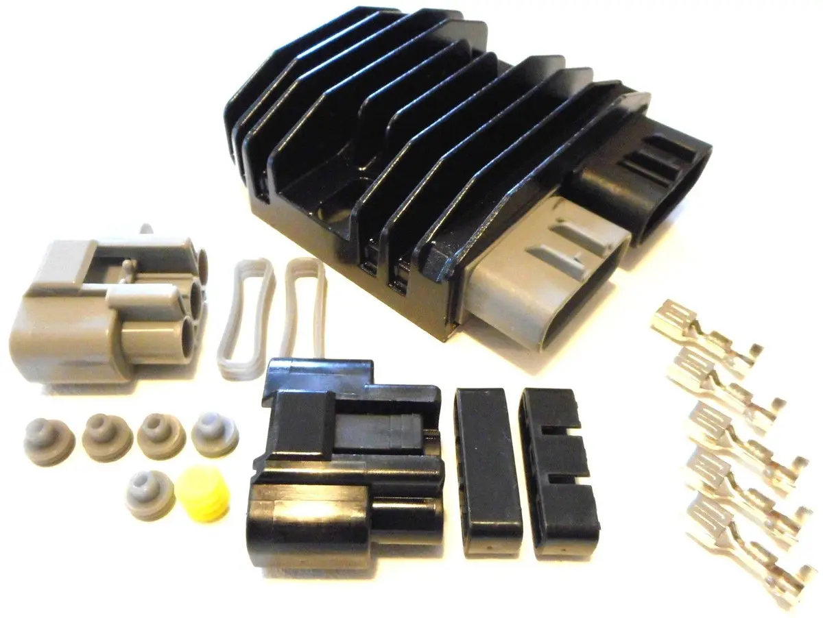 Grizzly Rhino R1 V Star Voltage Regulator Rectifier Fh020aa + Connectors Fh012aa 1