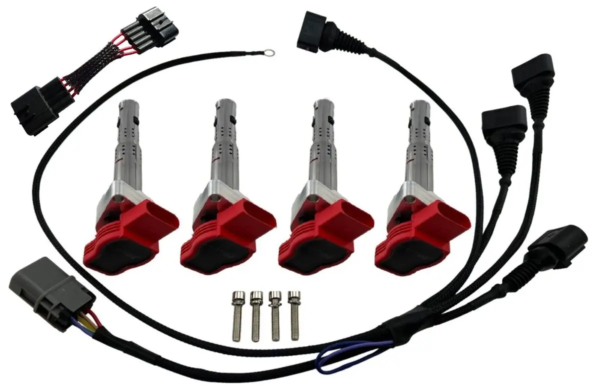 R8 Vag Ignition Coil Pack Swap Wire Harness For 91+ 180Sx 200Sx Silvia Turbo 2.0 1