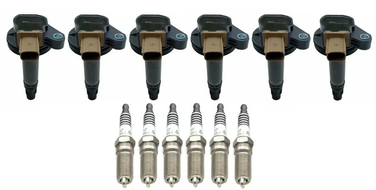 6 Ignition Coils + Spark Plugs For Ford F-150 F150 Explorer Mks Mkt Ecoboost 3.5 1