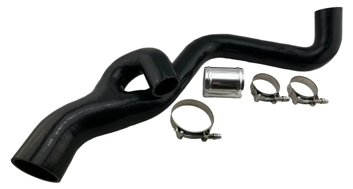 Silicone Twin Turbo Outlet Charge Pipe For 2007-13 335Is 335I 335Xi N54 3.0L Lhd 1