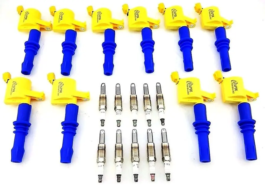10 Ignition Coils Ford 04-10 F-350 F350 F-450 F450 F-550 F550 F53 Autolite Ht15 1