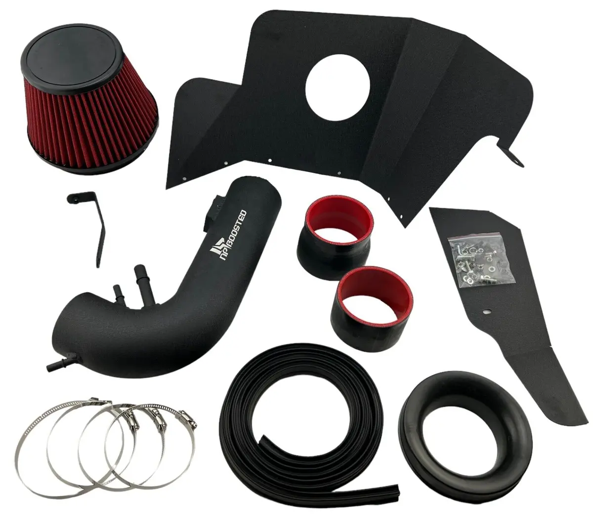 Cold Air Intake System Induction Kit Fits 2015 2016 2017 Ford Mustang Gt 5.0L V8 1