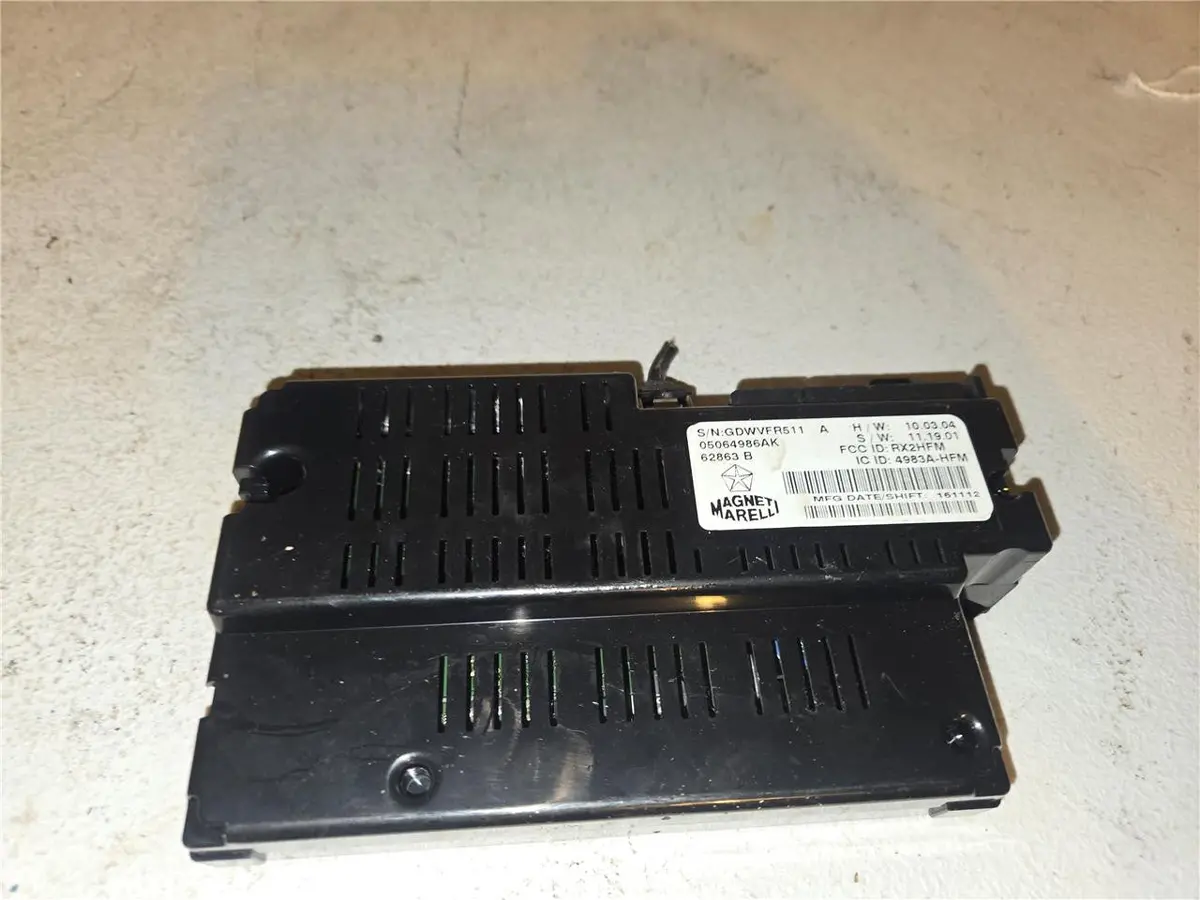 2011 Dodge Charger Telematics Bluetooth Communication System 05064986Ak Oem 1
