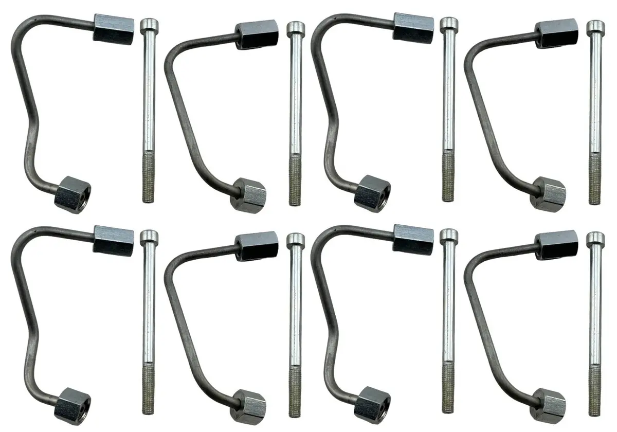 Fuel Injector Lines + Bolts Fits 11-19 F-250 F-350 F-450 F-550 Turbo Diesel 6.7L 1