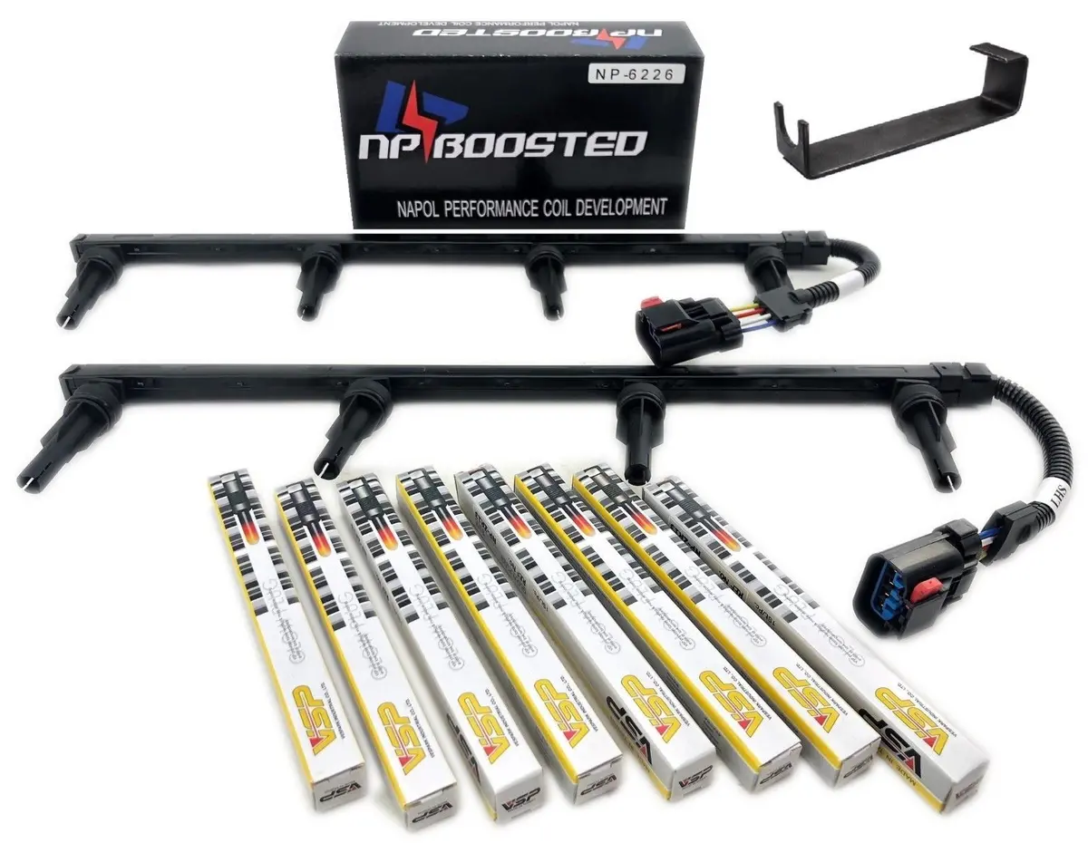 2003 Ford 6.0L Powerstroke Diesel Glow Plugs W/ Wire Harness Kit & Removal Tool 1
