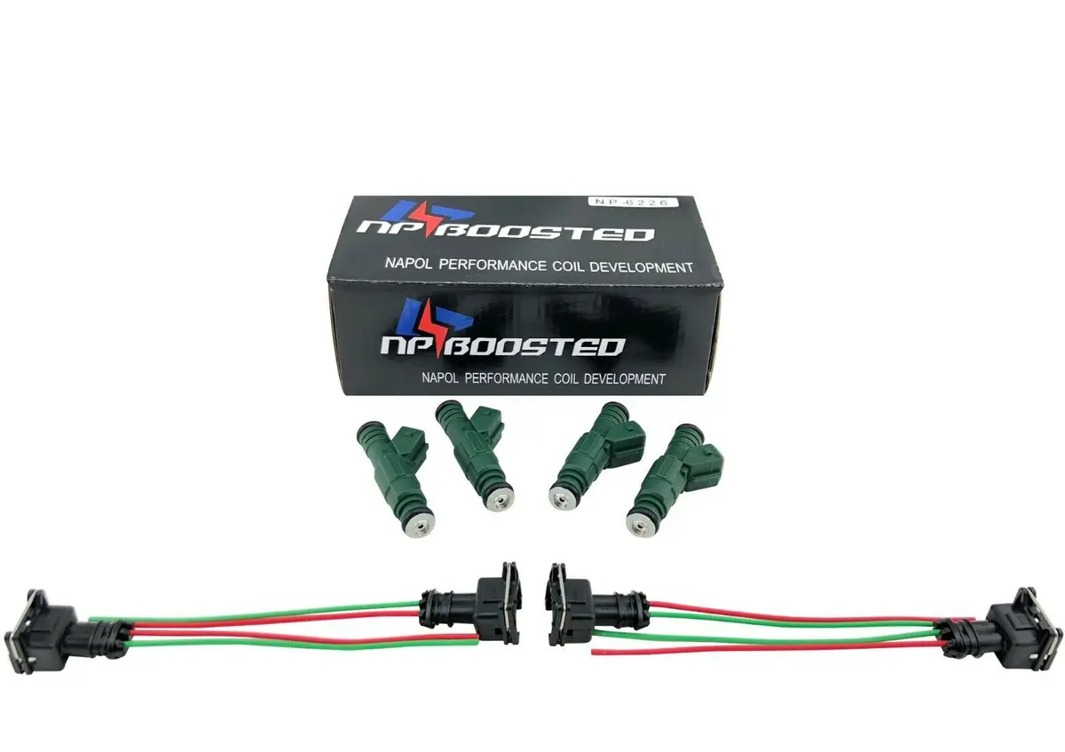 4 42Lb Fuel Injectors For Audi 1.8T Bmw 1.9L Ford Chrysler 2.0L 2.3L 2.4L 440Cc 1