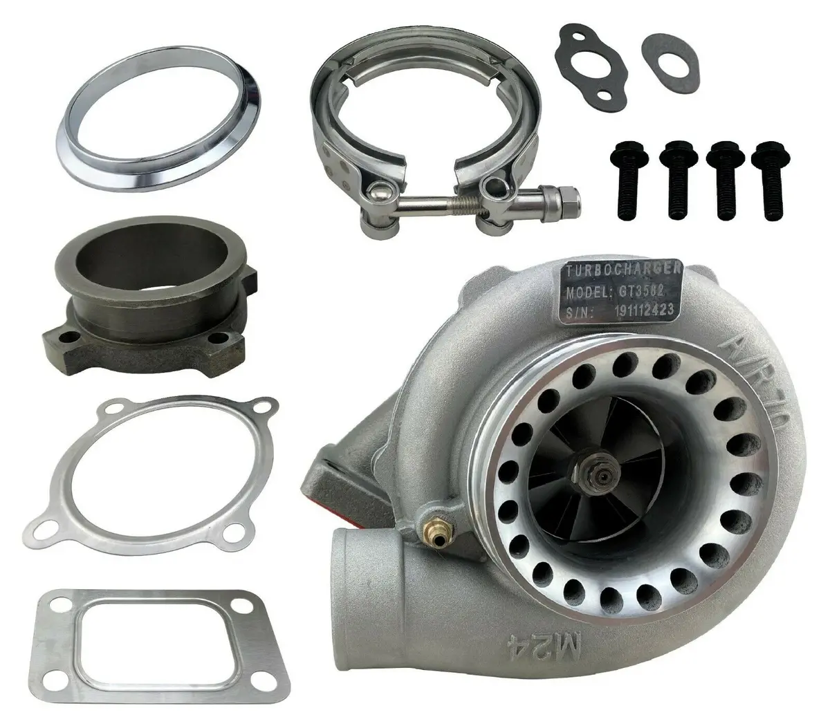 Gt3582 Gt35 Turbo Charger T3 Ar.70/63 Anti-Surge Compressor Turbocharger Bearing 1