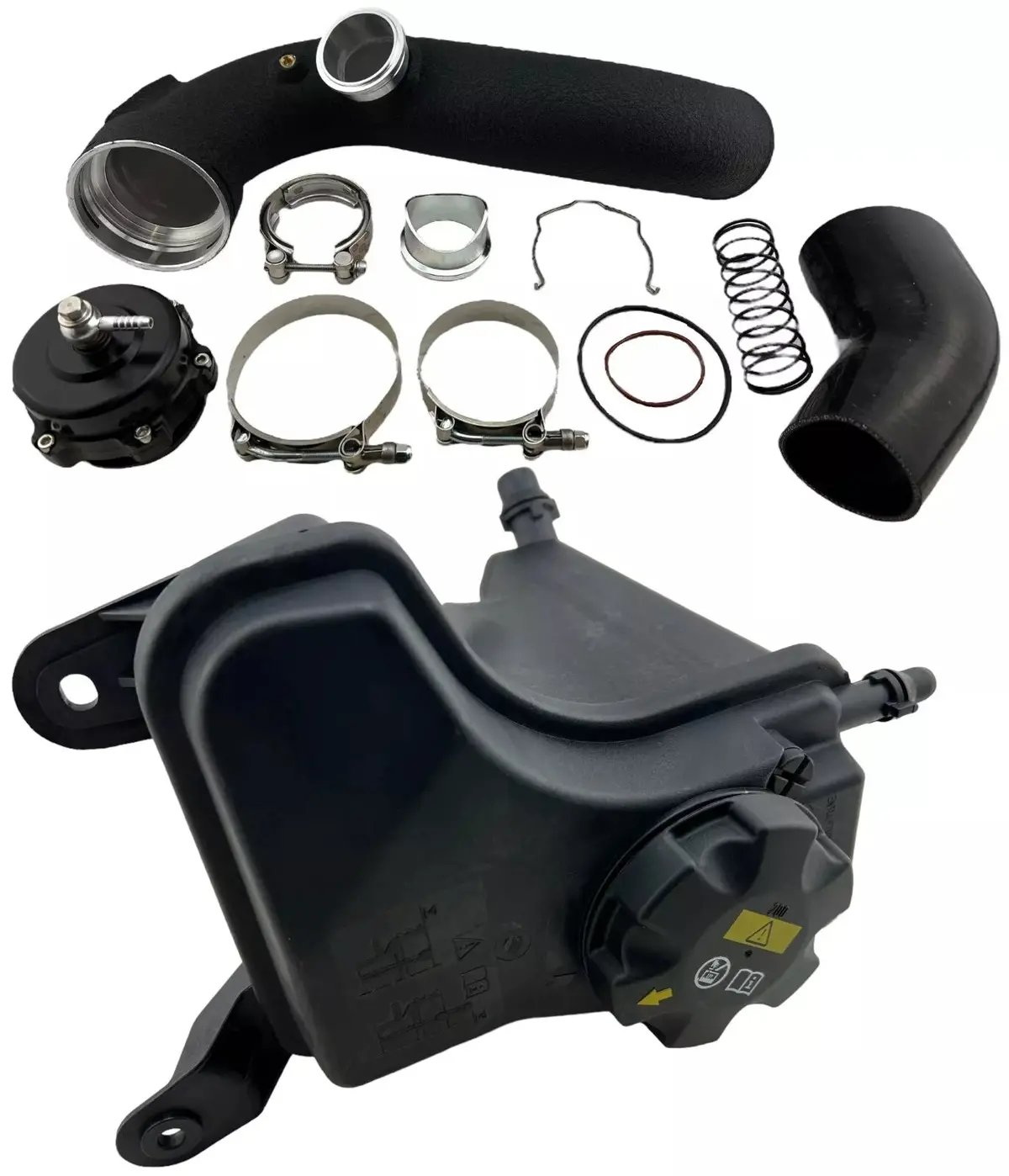Intercooler Pipe + 335D Coolant Overflow For Relocated Intakes N54 N55 135I 335I 1