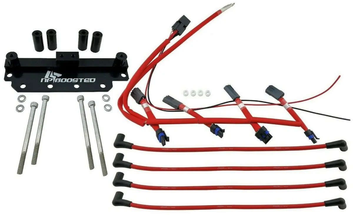 Fits Mazda Rx-8 Rx8 Smart Ignition Coil Mounting Bracket + 10Mm Wires W/ Harness 1