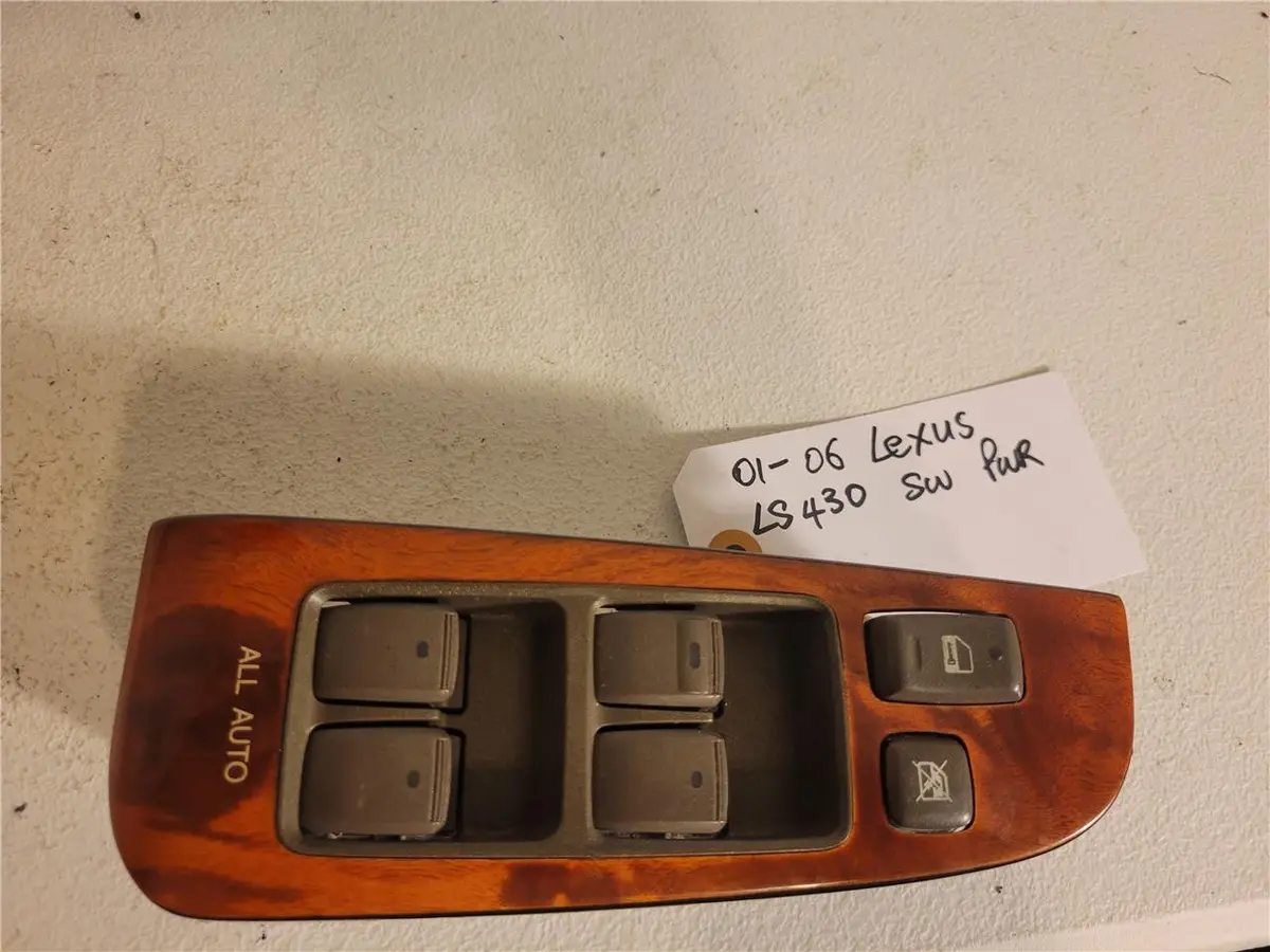 01-06 Lexus Ls430 Left Driver Master Power Window Control Door Switch 514569 Oem 1