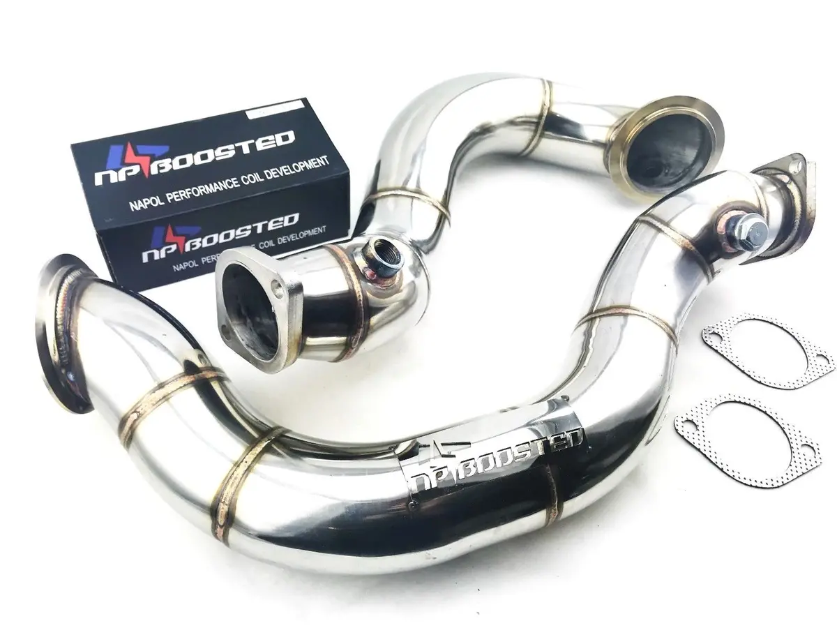 3" Stainless Steel Tig Welded Catless Down Pipe 07-12 Bmw 135I 335I N54 E90 E91 1