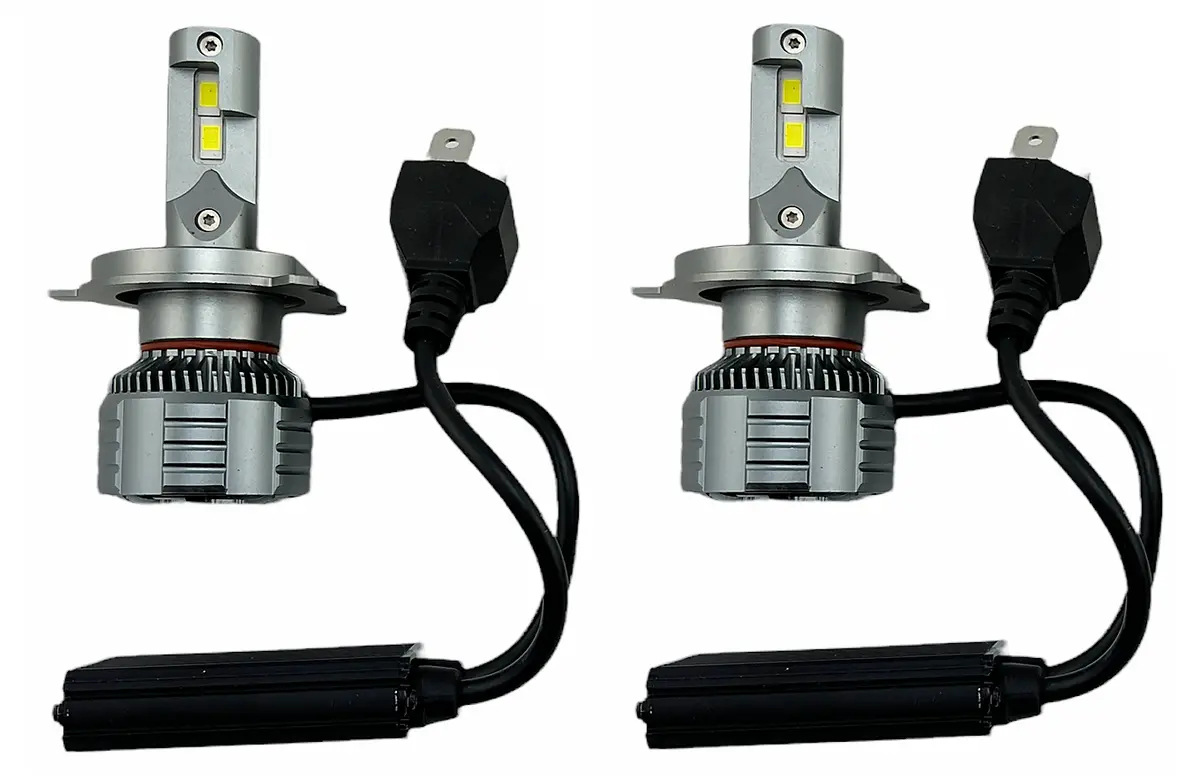 H4 Hb2 9003 Led Headlight Bulbs Conversion Kit High & Low Dual Beam White 6000K 1