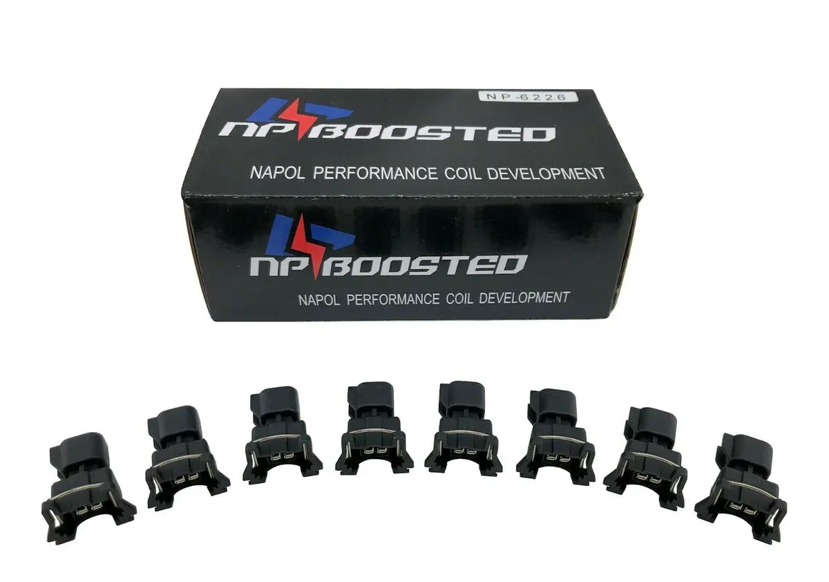 Set Of 8 Ev6 Uscar Ls2 Ls3 Lsx To Ev1 Ls1 Lt1 Fuel Injector Connectors Adapters 1