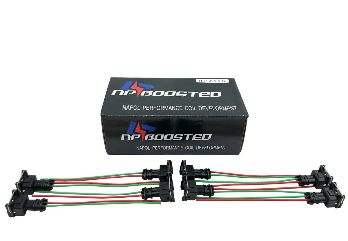 8 Pack Ev1 Fuel Injector Wire Harness Gm Lt1 Ls1 Ls6 Mustang Sohc Dohc V8 440Cc 1
