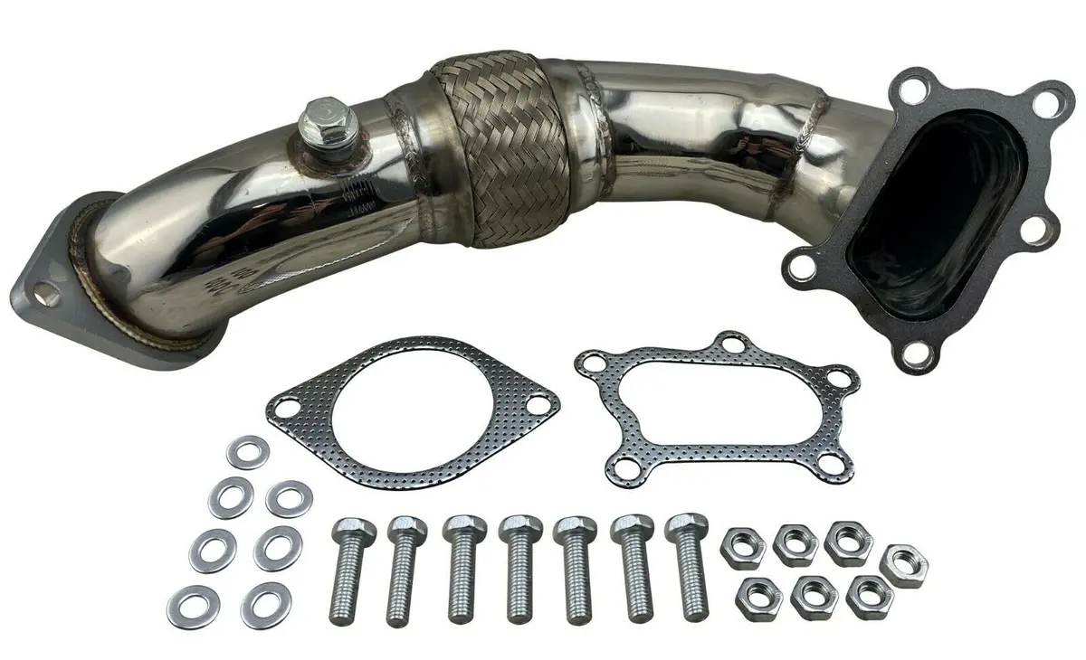 3" Catless Exhaust Downpipe For 07-13 Mazda 3 Speed3 2.3L Turbocharged Disi Mzr 1